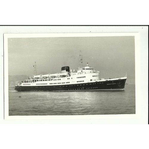 Belgian Marine MV KONINGIN ELISABETH Postcard