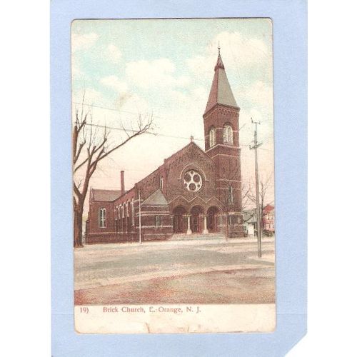 New Jersey East Orange Brick Church~812