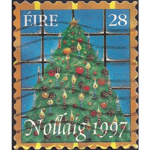 EIRE, CHRISTMAS, Christmas Tree, blue 1997, 28, #2