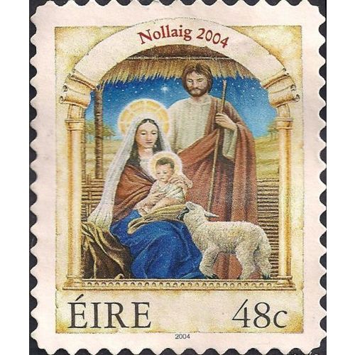 EIRE, CHRISTMAS, Holy Family, gold 2004, 48c, #2