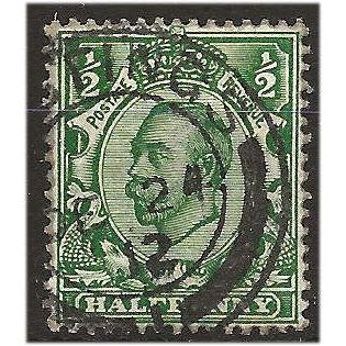 1912 SG338 1/2d Deep Green Wmk Imperial Crown Fine Used . .. .