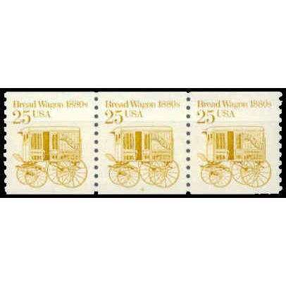 2136 25c Bread Wagon Very Fine MNH Dry Gum PNC 4/3 W1520