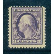 376 3c George Washington Just Clears MNH C1431