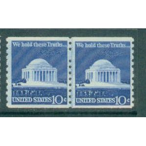 1520 10c Jefferson Memorial Fine MNH CLP B0047