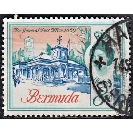 BERMUDA, 1962-68 8d General Post Office, SG 169 (Scott 181), used.