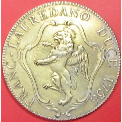 1756 Papal States. Challenge Coin, Souvenir. REPLICA. 44a.
