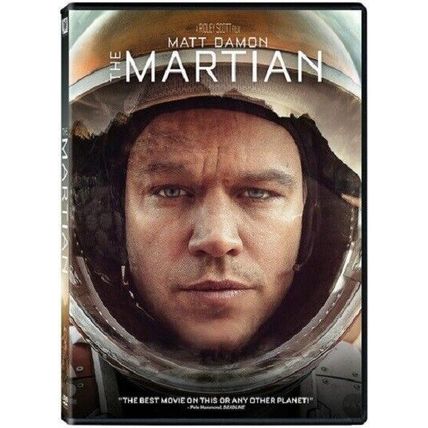 Martian...Starring: Matt Damon, Jessica Chastain, Kristen Wiig (NEW DVD)