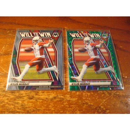 2021, Panini Mosaic, 2-Cards, Green, Silver, KYLER MURRAY, Cardinals