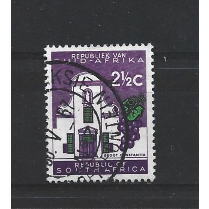 SouthAfrica.SG202 2 1/2c Groot Constantia.Variety Unchecked.Fine Used.Aug25t
