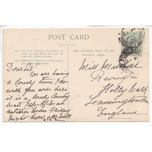 In Court Counsel and Witness Irish 1906 Courtroom Comic Postcard