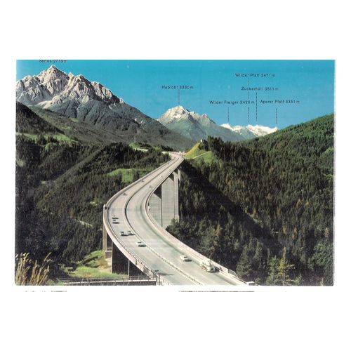 EUROPABRUCKE, AUSTRIA unused vintage postcard =
