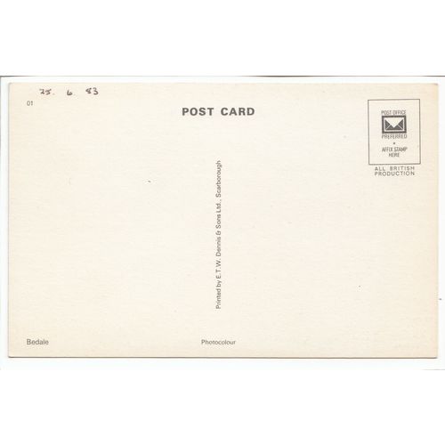 Bedale Postcard North Yorkshire B01