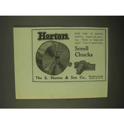 1922 Horton Scroll Chucks Ad