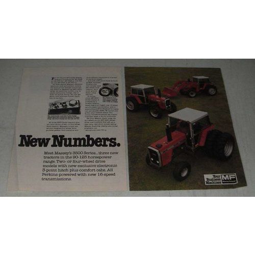 1984 Massey-Ferguson 3545, 3525 and 3505 Tractors Ad