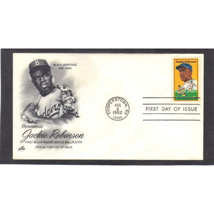 FDC Art Craft 2016 20c Jackie Robinson (Cachet-U/A) CV00106