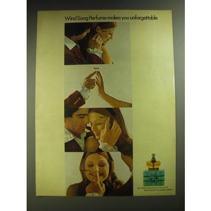 1974 Prince Matchabelli Wind Song Perfume Advertisement