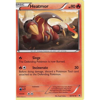 Pokemon Black & White Noble Victories 18/101 Heatmor