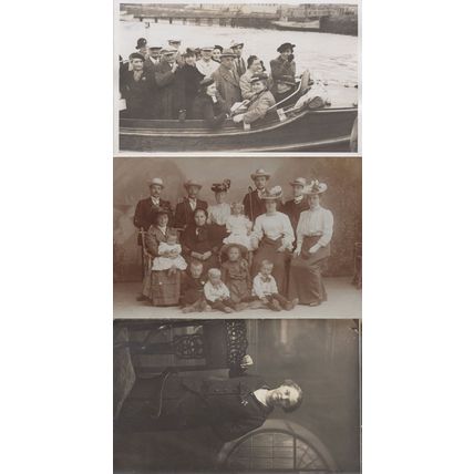 German Social History Boat Trip incl Bad Oeynhausen Postcard s