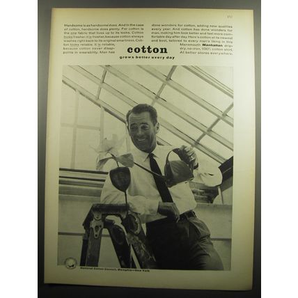 1957 National Cotton Council Advertisement - shirt by Manhattan