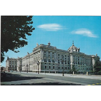 Madrid Palacio Oriente Spain Postcard used creased