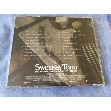 SWEENEY TODD ~ The Motion Picture Soundtrack (20-Track OST CD with Lyric book)