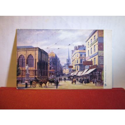 HIGH STREET, BRISTOL used antique postcard R. Tuck 'Oilette' 1908 pm =
