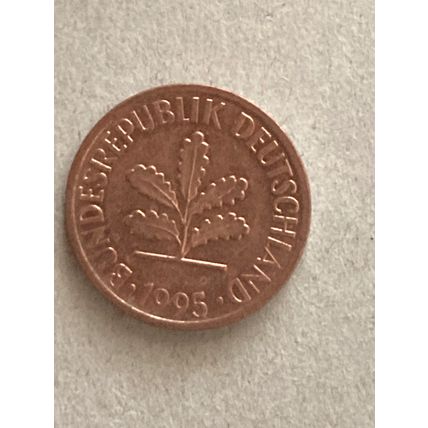 Umlaufmünze Deutschland BRD 2 Pfennig 1995 Münzzeichen A