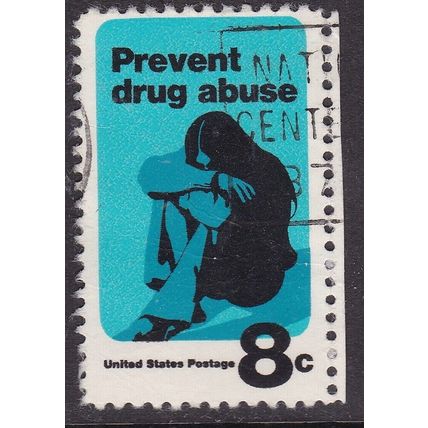 United States 1971 Prevent Drug Abuse 8c Fine Used SG 1441 VGC