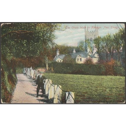 The Chain Walk to Kenwyn nr Truro, Cornwall, c.1905-10 - Empire Series Postcard