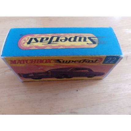 Matchbox - No22 Ford Pontiac Coupe GT (Rare) - with Replica Box