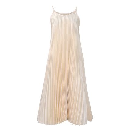 Women's summer new halter pleated sexy fashion A-line skirt dress