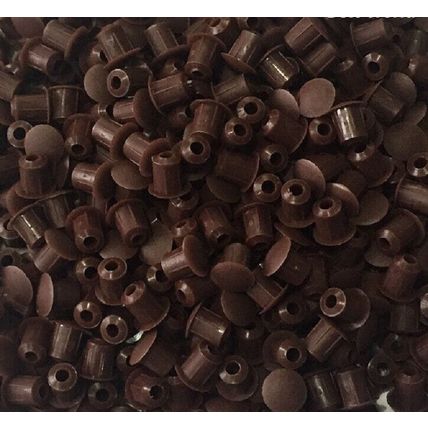 M5 DRILL HOLE COVER CAPS BLANKING HOLEFIX FURNITURE CARAMEL BROWN MUSTARD
