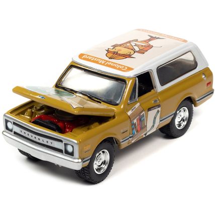 1970 Chevrolet Blazer Mustard Yellow with White Top (Colonel Mustard) w/Poker...