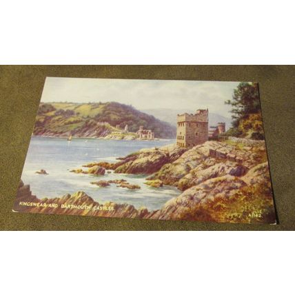 Valentines Art Colour Postcard - Dartmouth& Kingswear A1142 - Artist BFC Parr