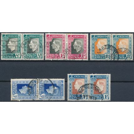 Coronation - South Africa 1937 - F H - SG 71/5