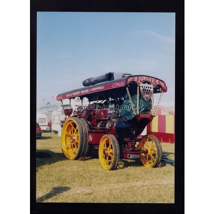 tz0347 - Fowler Showmen's Traction Engine 17290 "Jubilee" Reg.AV 1045. photo 7x5