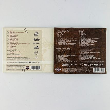 Zac Brown Band 2xCD & DVD Lot #1