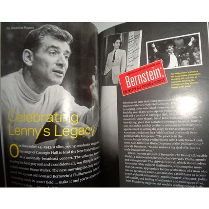 LORIN MAAZEL: A GRAND FINALE - SIR JAMES GALWAY - NY PHILHARMONIC PLAYBILL 2008