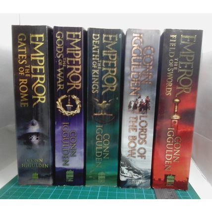 5 Conn Iggulden PBs Field of Swords Gates Rome /Gods War /Lords Bow /Death Kings