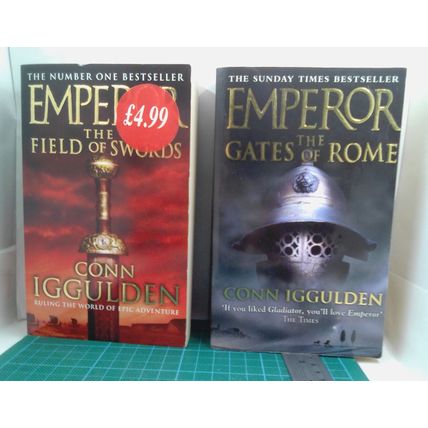 5 Conn Iggulden PBs Field of Swords Gates Rome /Gods War /Lords Bow /Death Kings