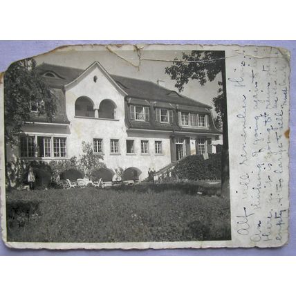 1938 postcard House near Zurich