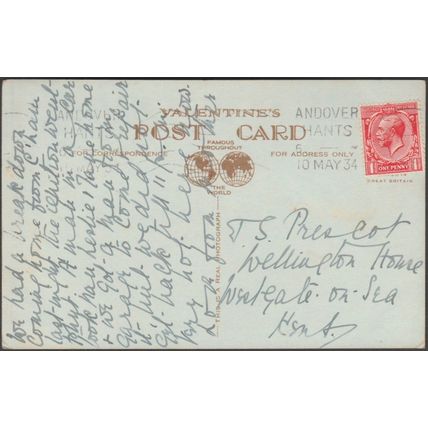 The Trusty Servant, Winchester, Hampshire, 1934 - Valentine's RP Postcard