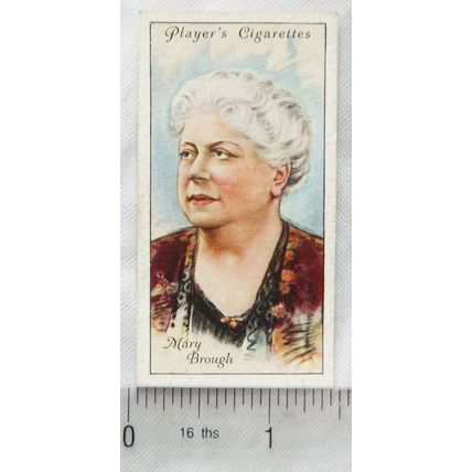 1934 Players Film Stars 2nd Series No. 8 The Late Mary Brough