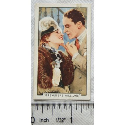 1935 Gallaher's Film Scenes No. 44 Brewster's Millions