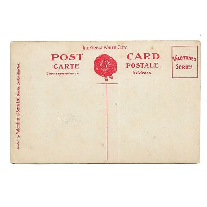 Postcard UK London conveyances White City rickshaw Japan British Exhibition 1910