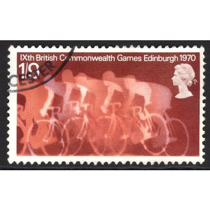 GREAT BRITAIN 1970: IXth BRITISH COMMONWEALTH GAMES - 1/9 USED (G8)