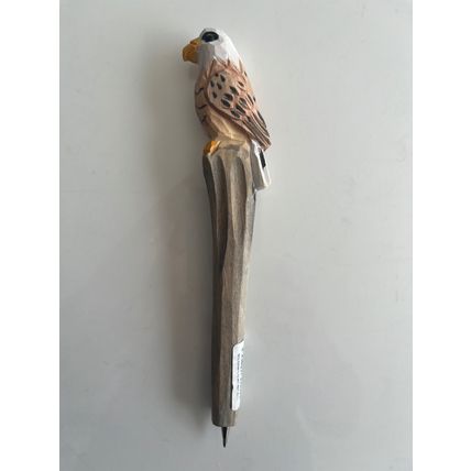 CARVED WOODEN EAGLE PEN