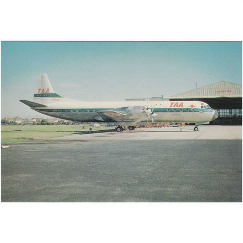 TAA Lockheed L188A Electra Aircraft Postcard (A21236)