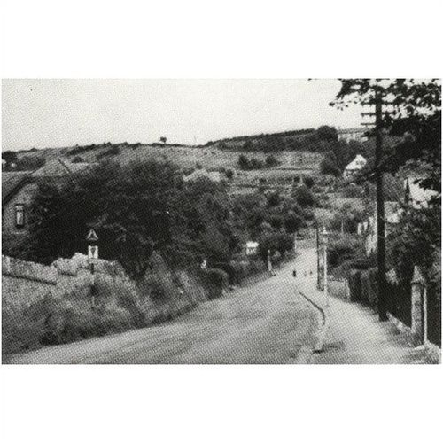 Postcard The Foot of the Hills PRESTATYN c1948 Steep Road Denbighshire