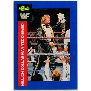 WWF ' CLASSIC ' card # 132 MILLION DOLLAR MAN (1991)